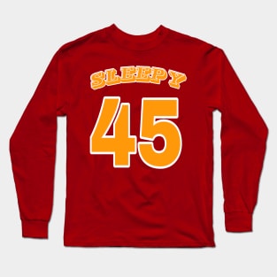 Sleepy 45 - Back Long Sleeve T-Shirt